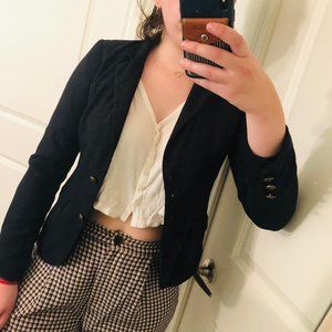 Forever 21 Medium Black Buttoned Blazer